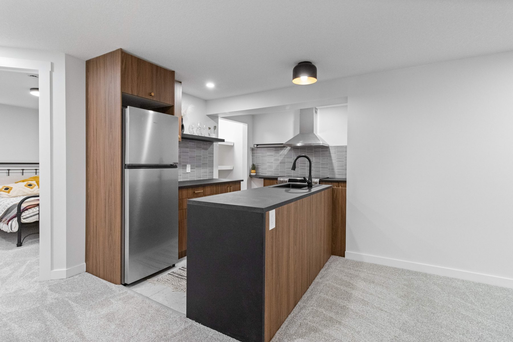 Garland basement suite — second kitchen